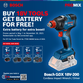 Bosch GDX 18V-200 Compact Impact Driver Bare tool